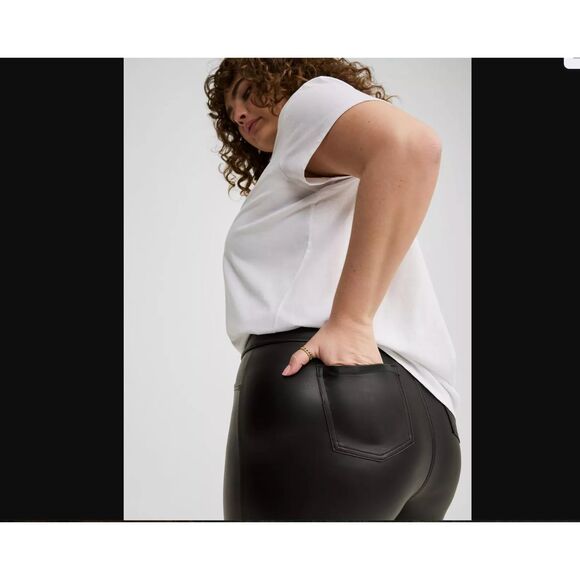 Torrid Full-Length 0 L 12 Faux Leather Legging - Picture 2 of 9